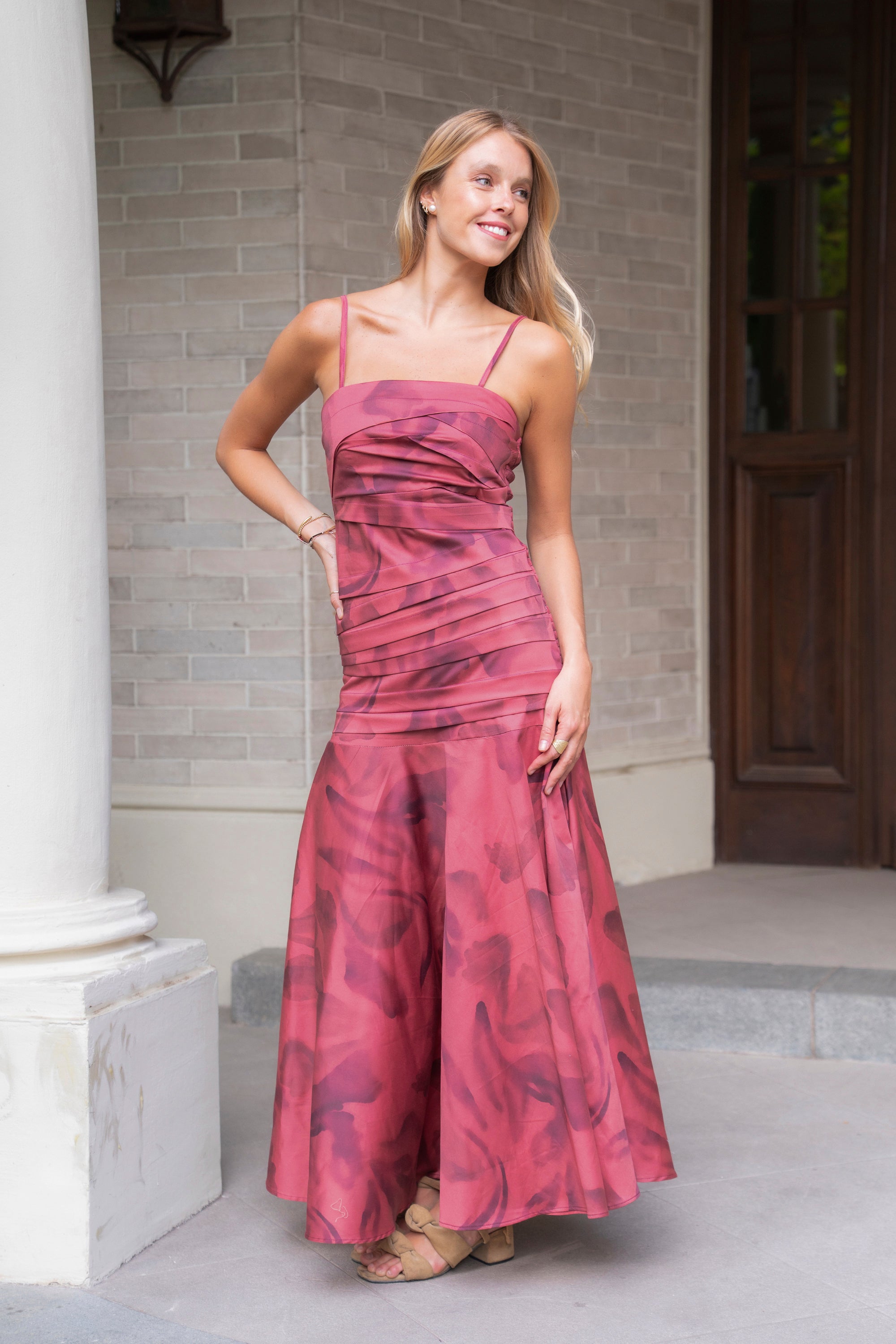 Vestido Clavel Burgundy