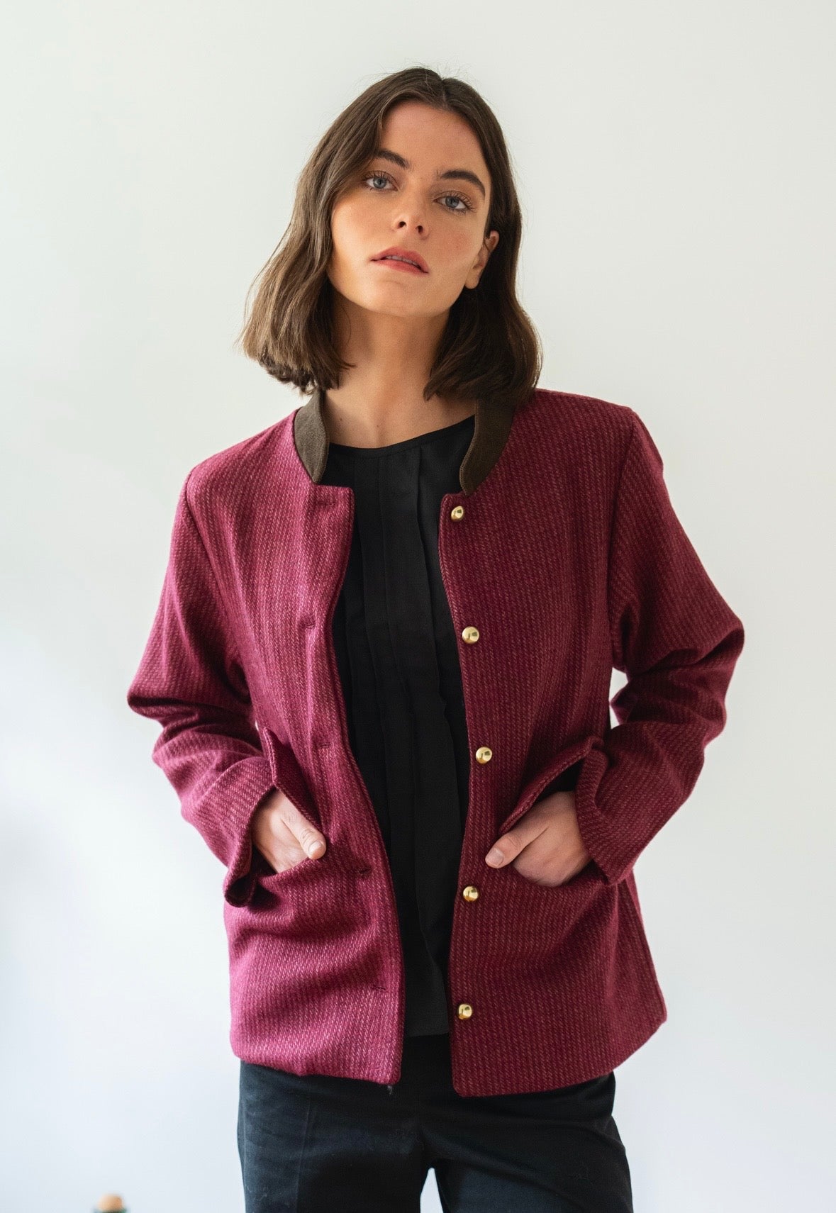 Chaqueta Amelié Burgundy