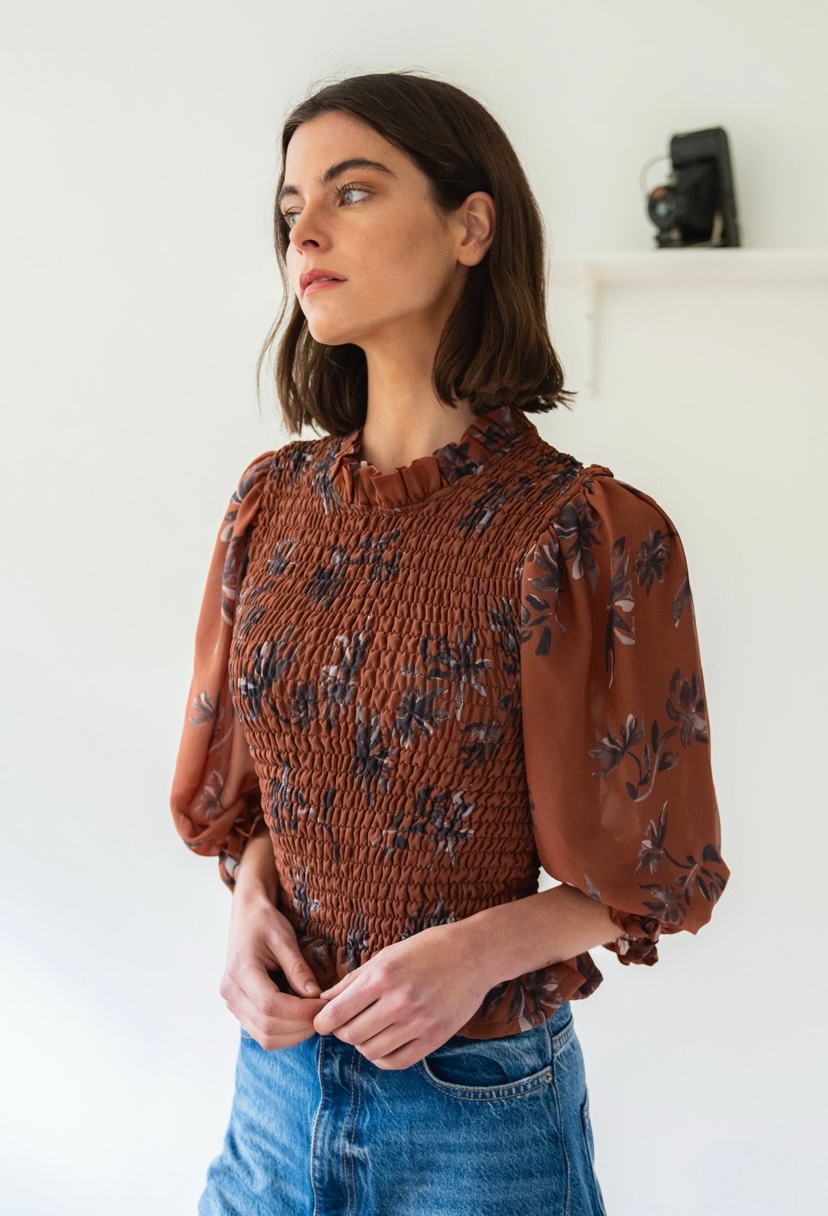 Blusa Louise Caf