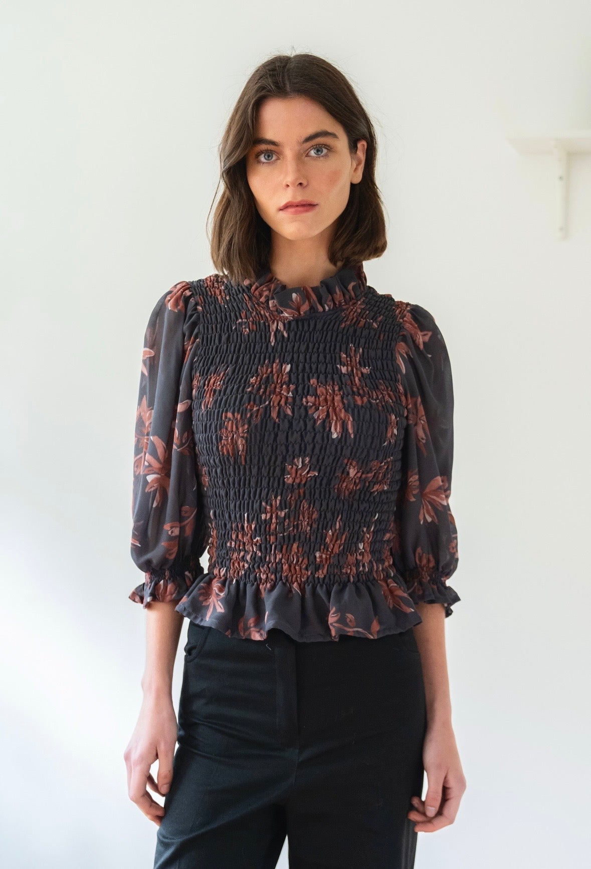 Blusa Louise Noir