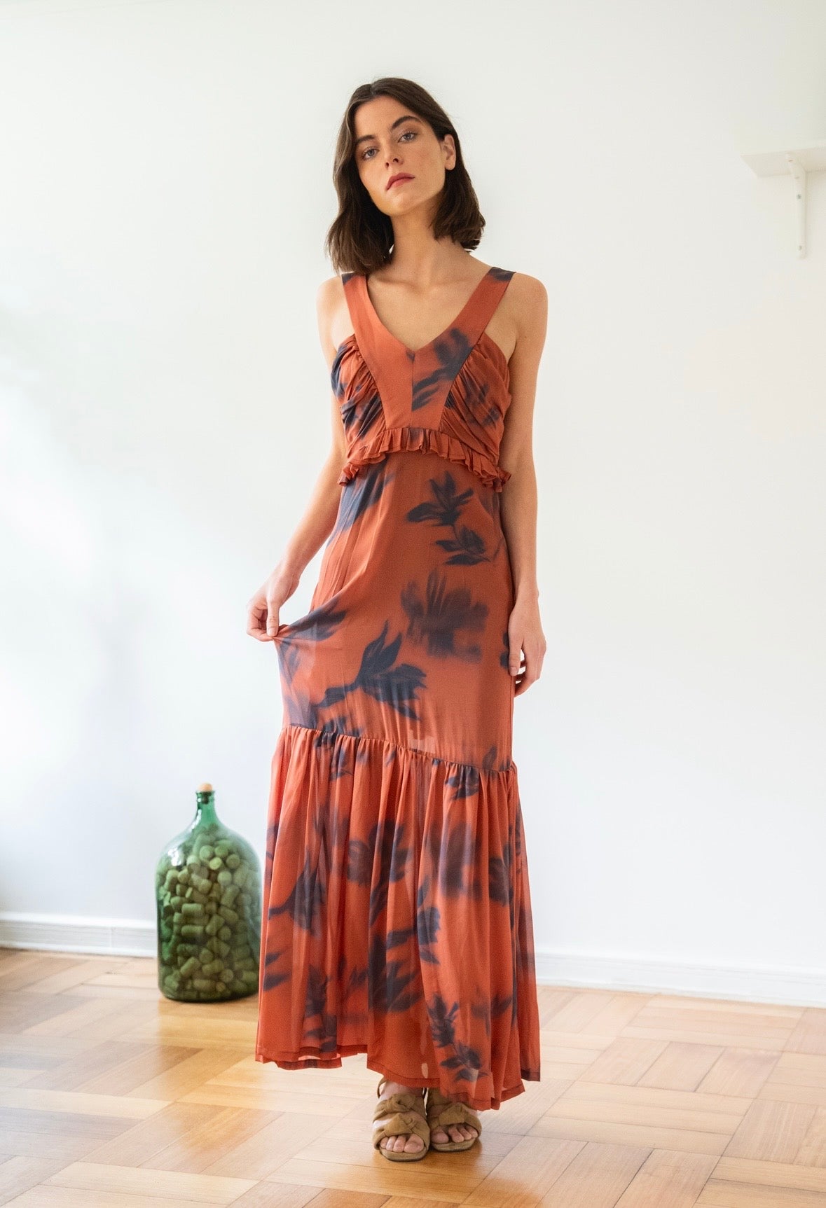 Vestido Tulipán Caf