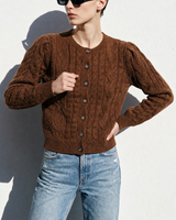 Cardigan Alpaca Chocolate