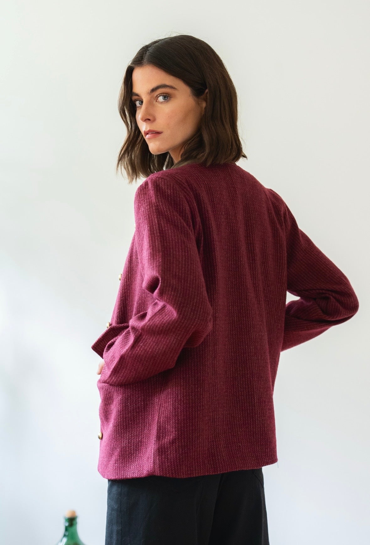 Chaqueta Amelié Burgundy