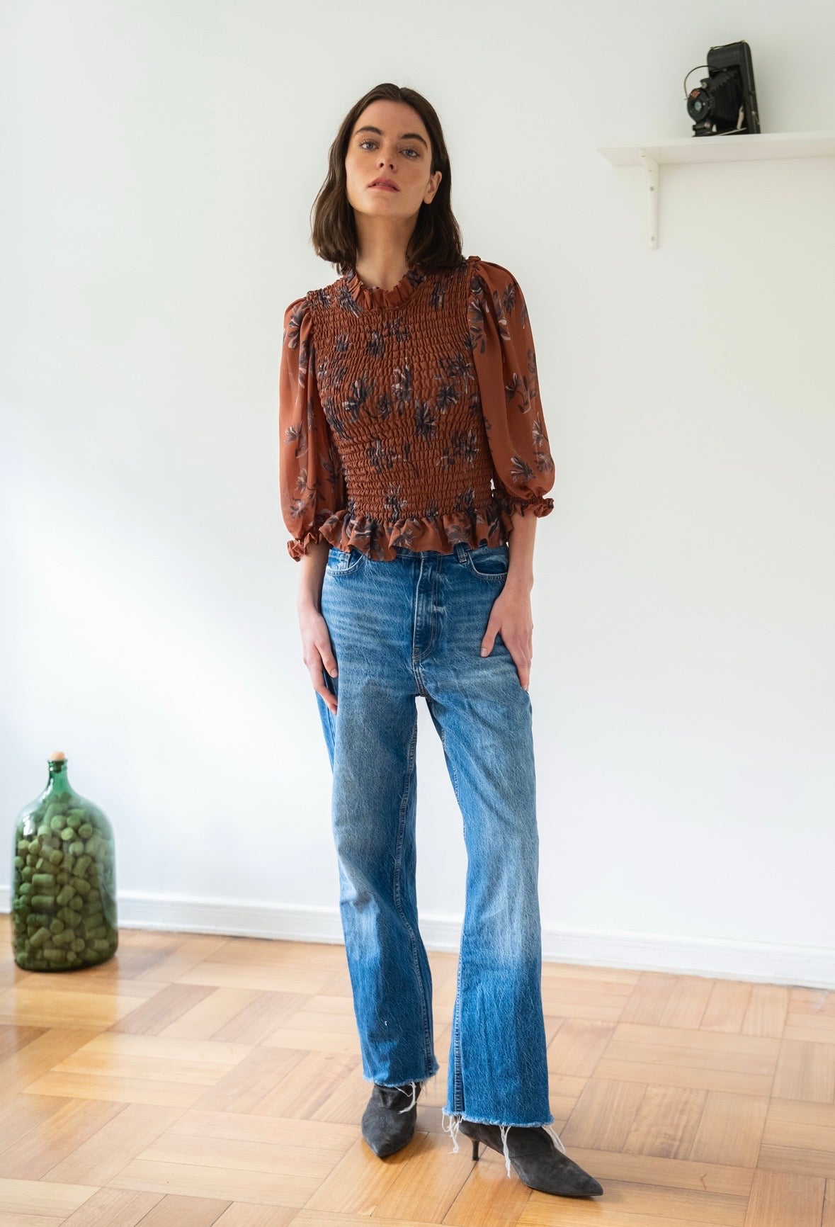 Blusa Louise Caf