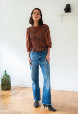 Blusa Louise Caf