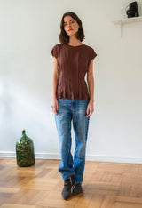 Blusa Chloé Caf