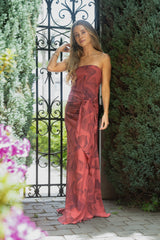 Vestido Bea Burgundy