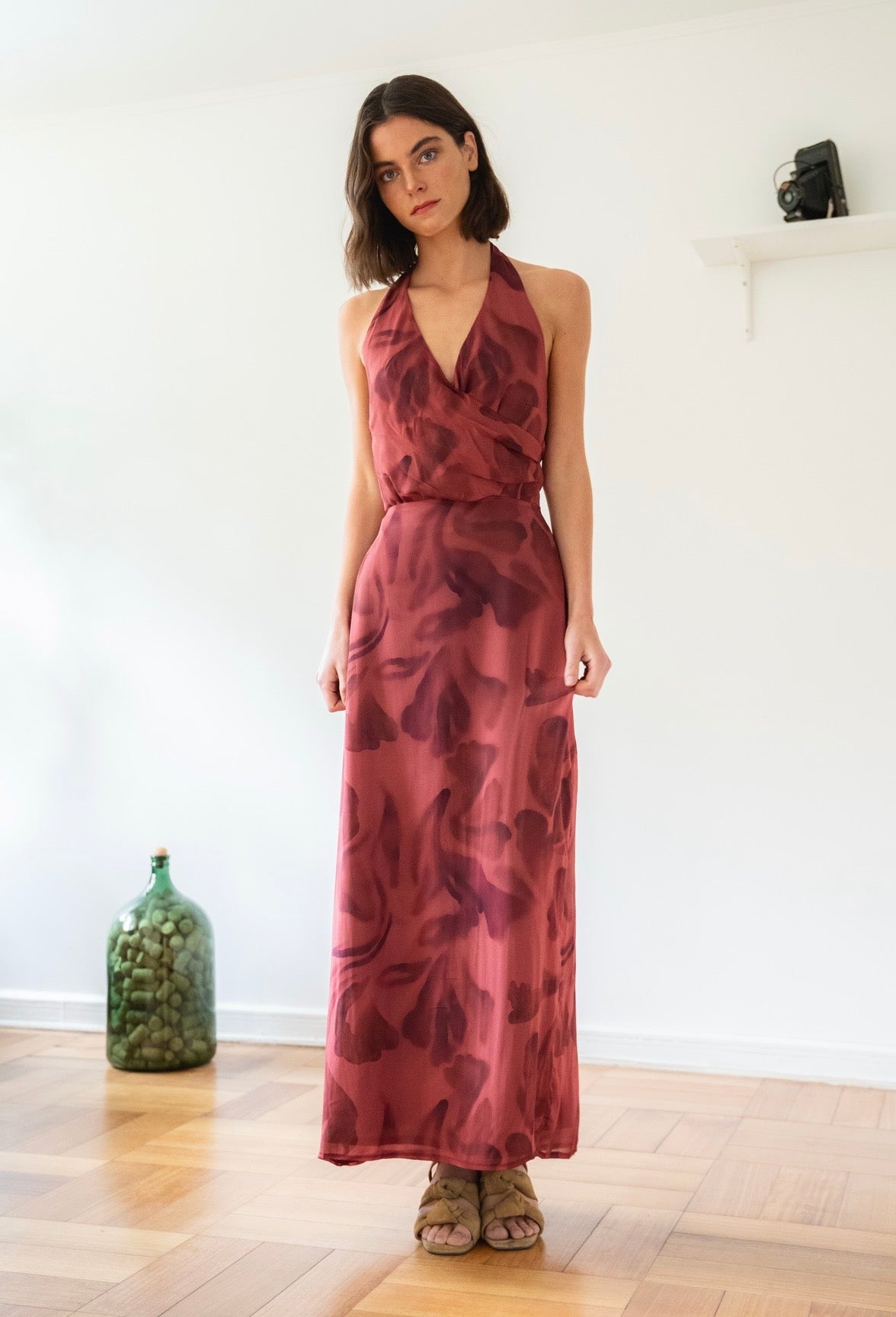 Top Rosa Burgundy