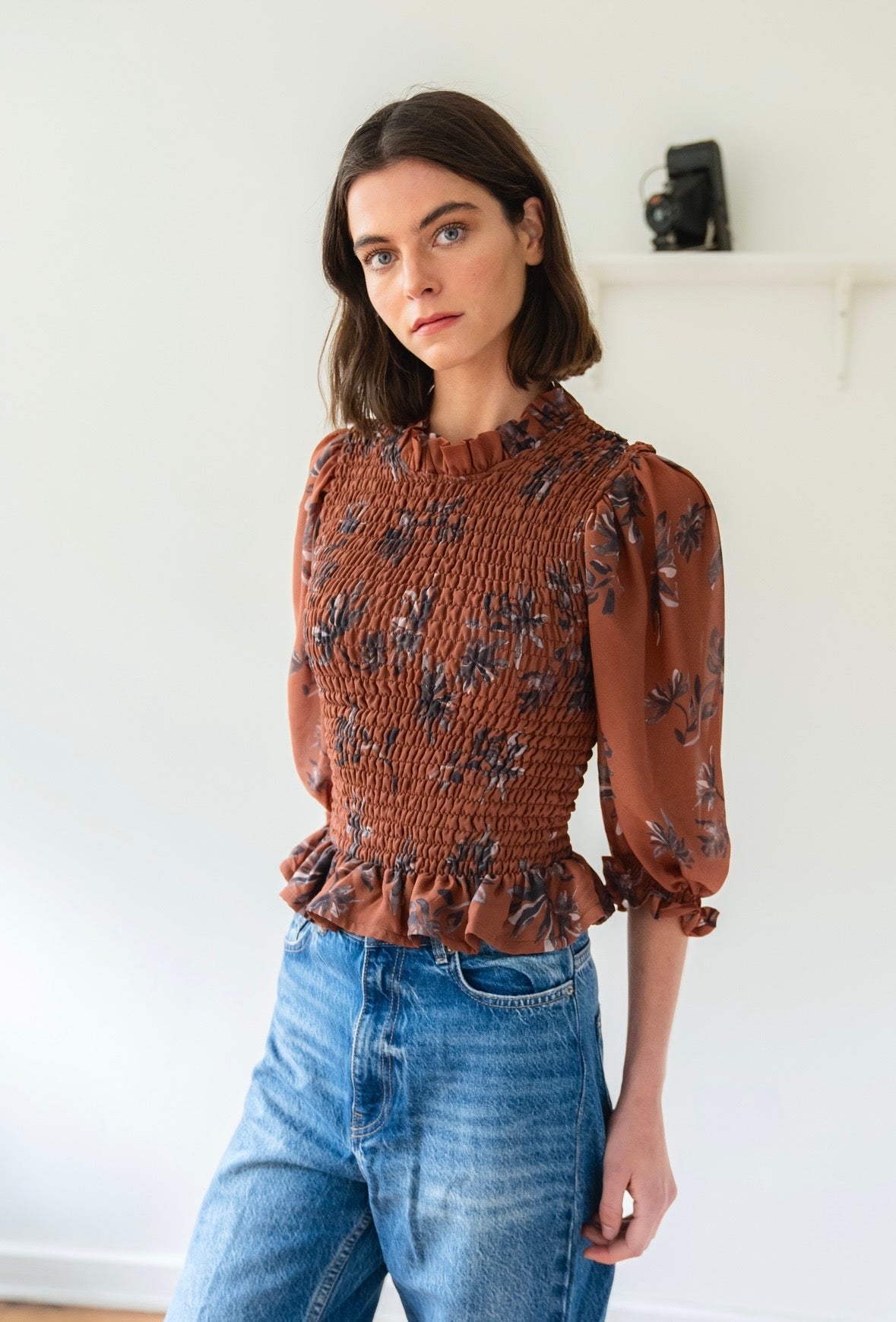 Blusa Louise Caf