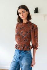 Blusa Louise Caf