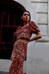 Conjunto Shinny Red Two. Última unidad!