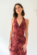 Top Rosa Burgundy