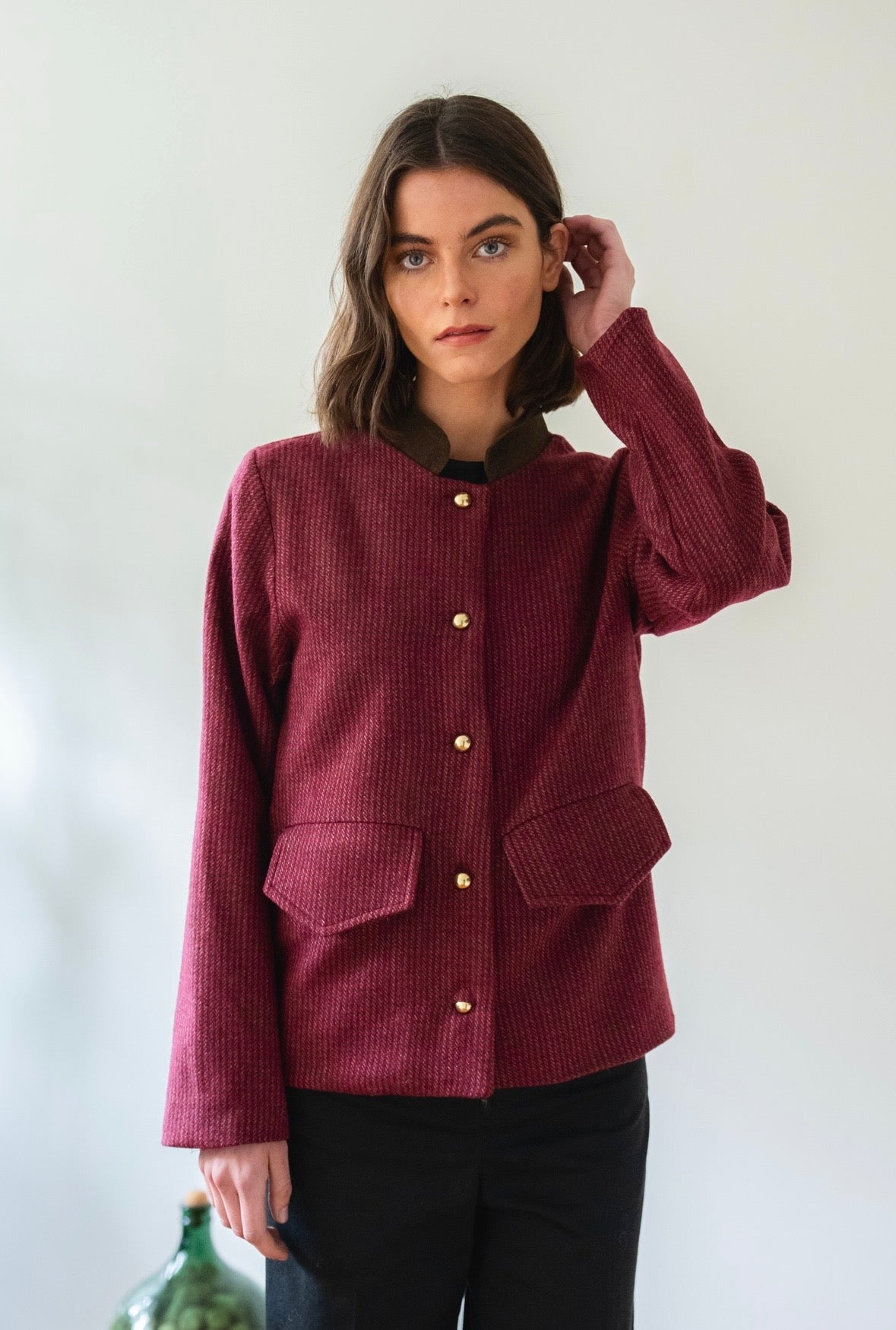 Chaqueta Amelié Burgundy