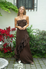 Vestido Marta Chocolate