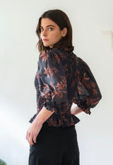 Blusa Louise Noir