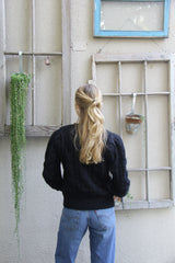 Cardigan Alpaca Noir
