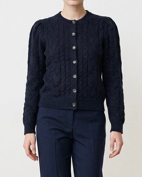 Cardigan Alpaca Noir