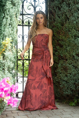 Vestido Bea Burgundy