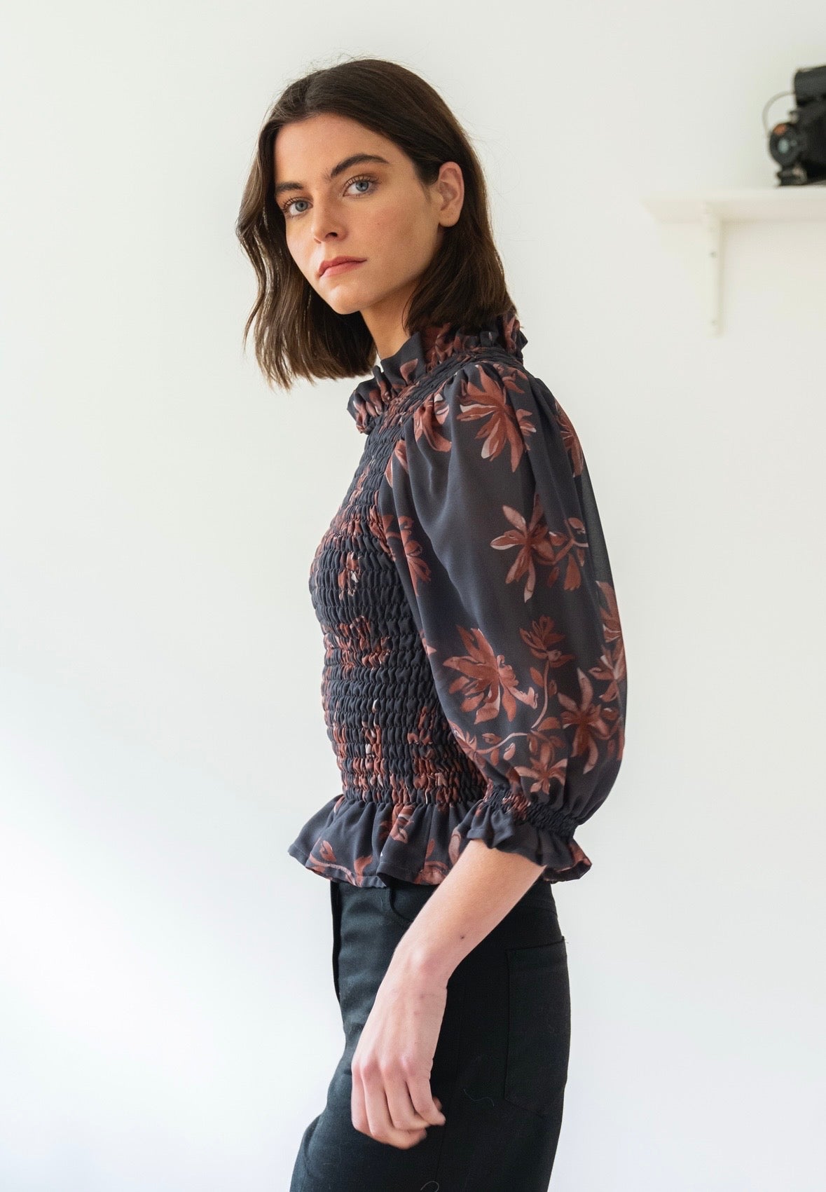 Blusa Louise Noir