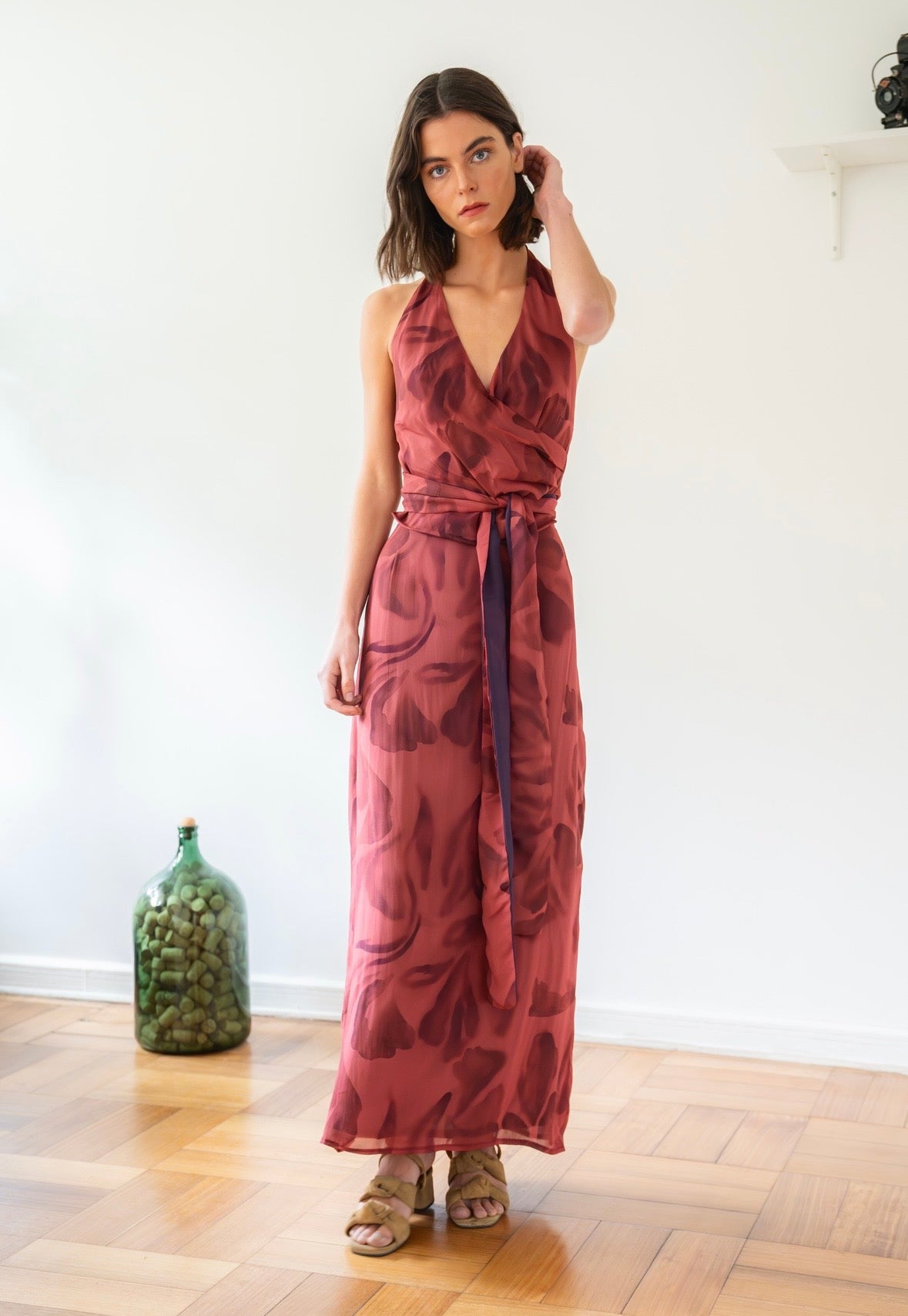 Top Rosa Burgundy